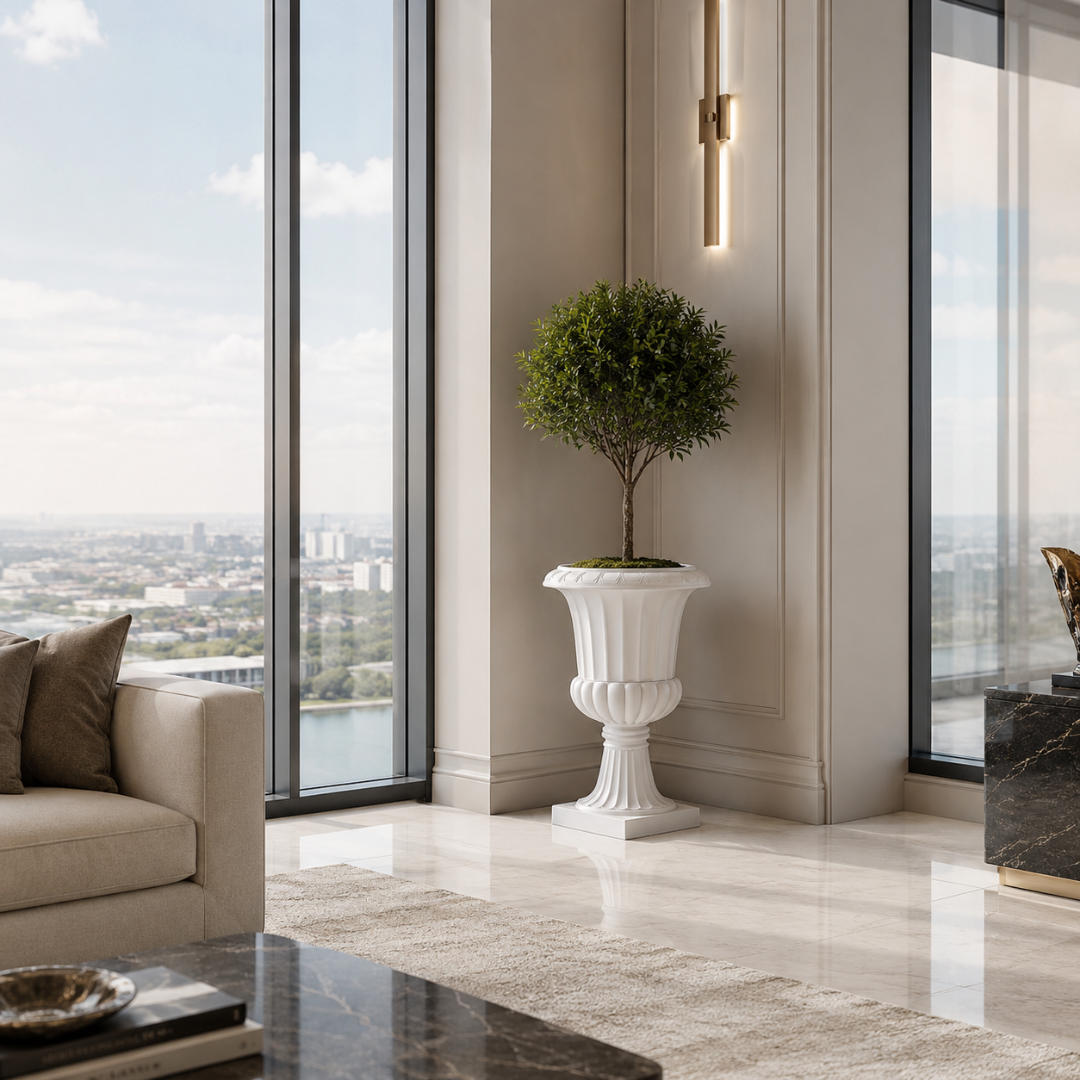 Vase medicis en plastique