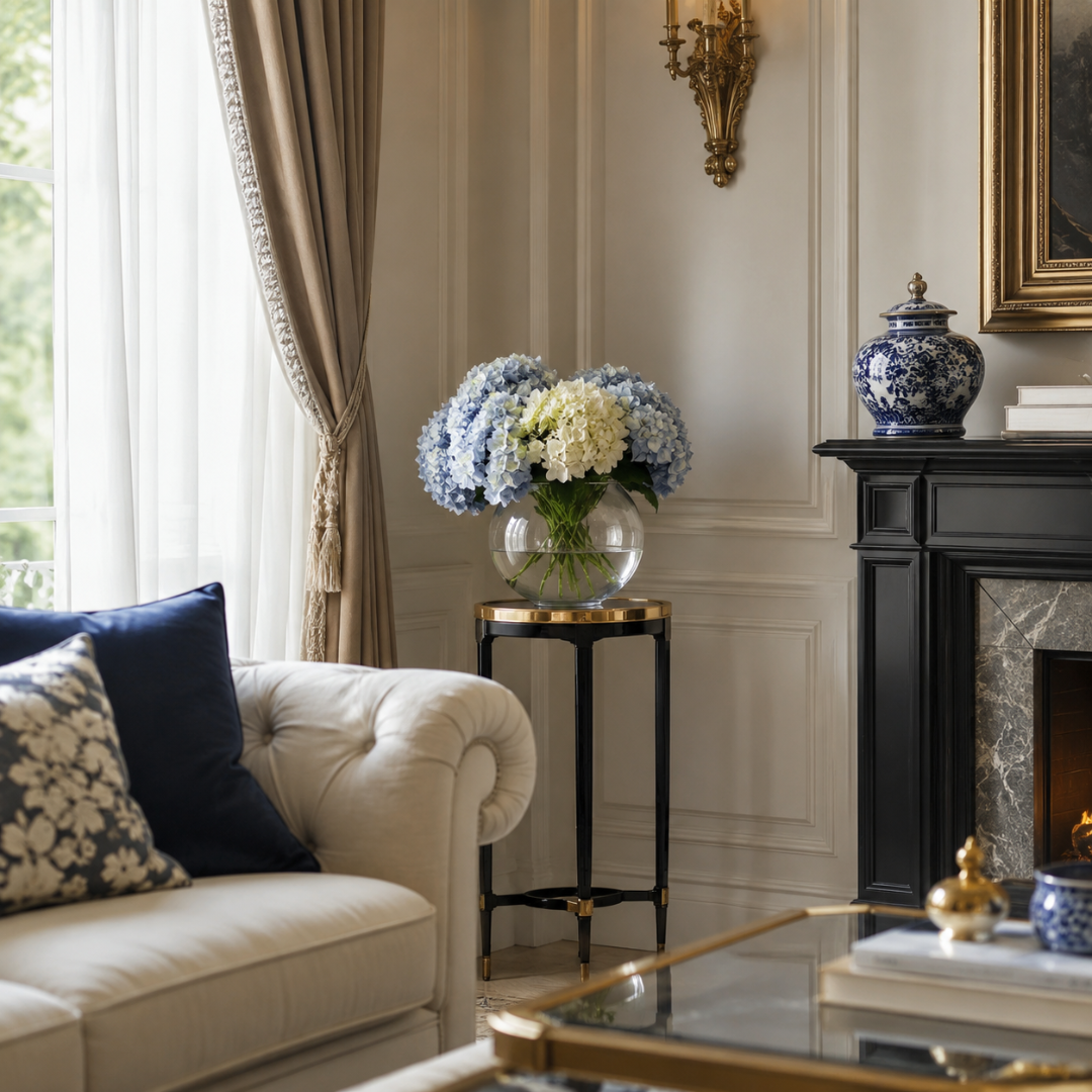 Vase boule cristal