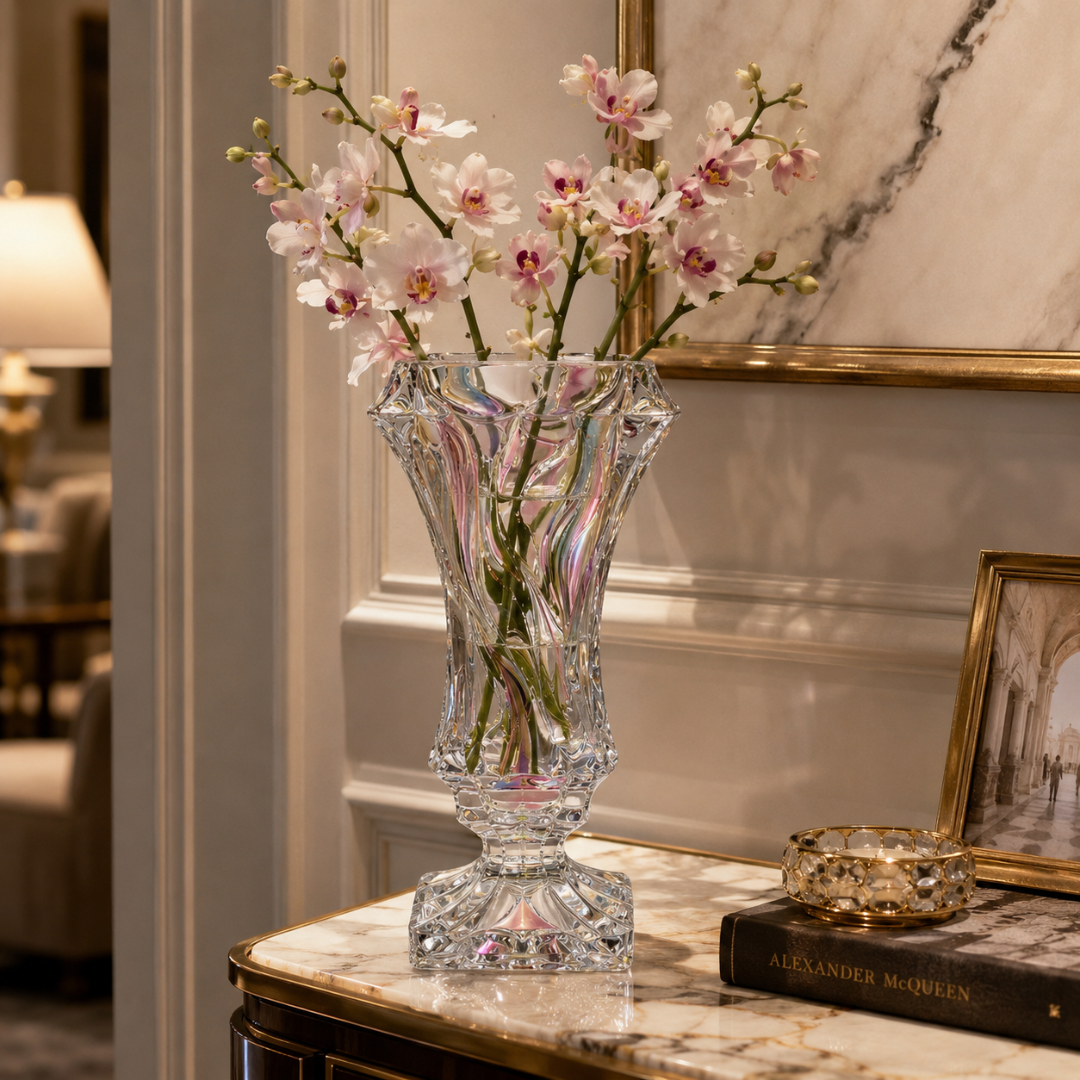 Vase cristal moderne