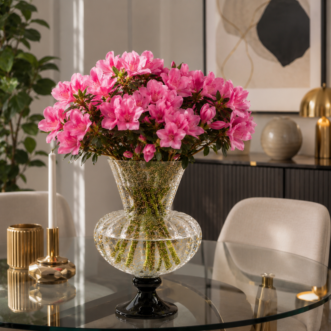 Vase sur pied