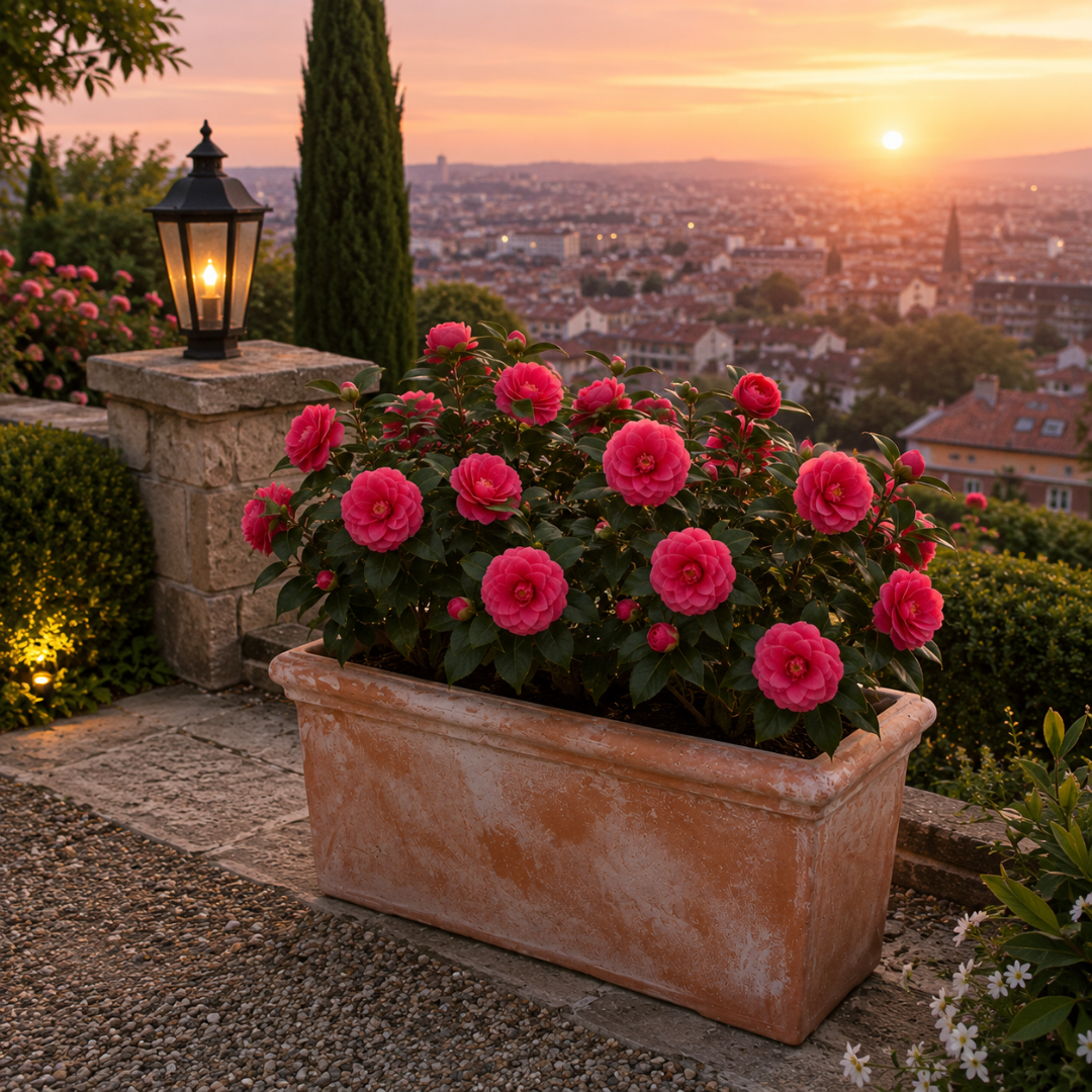Jardinière en terre cuite 60 cm