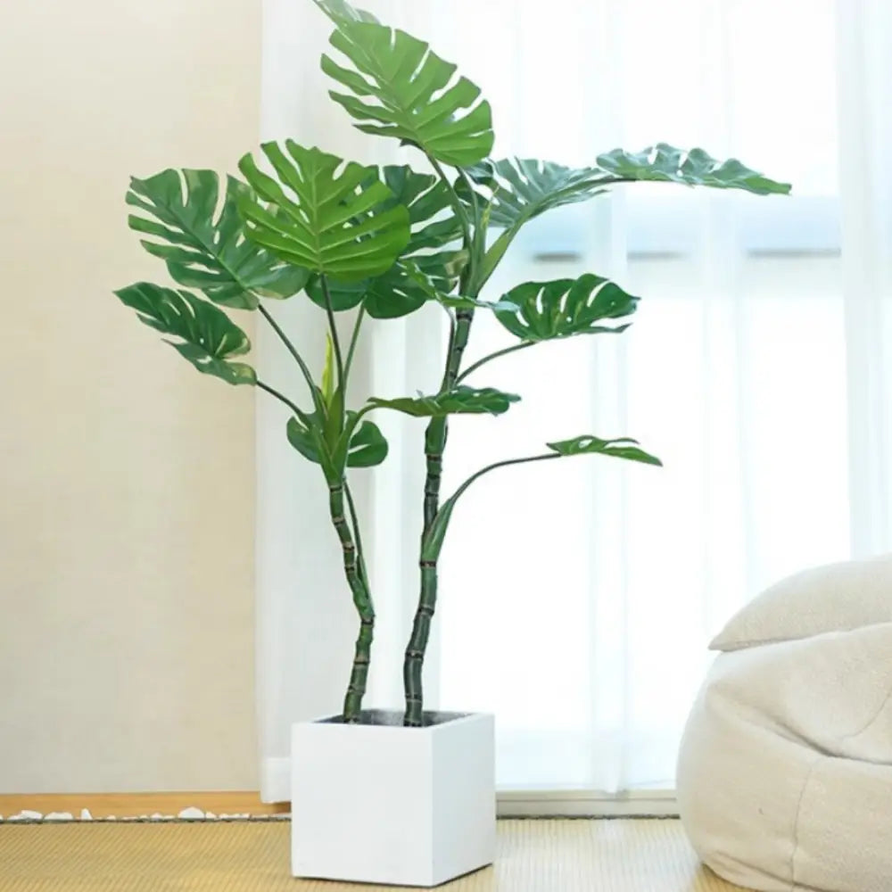 Grand pot de fleur carré