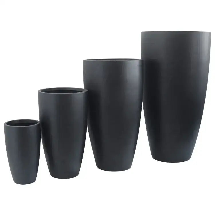 Grand pot de fleur extérieur 100 cm - Noir