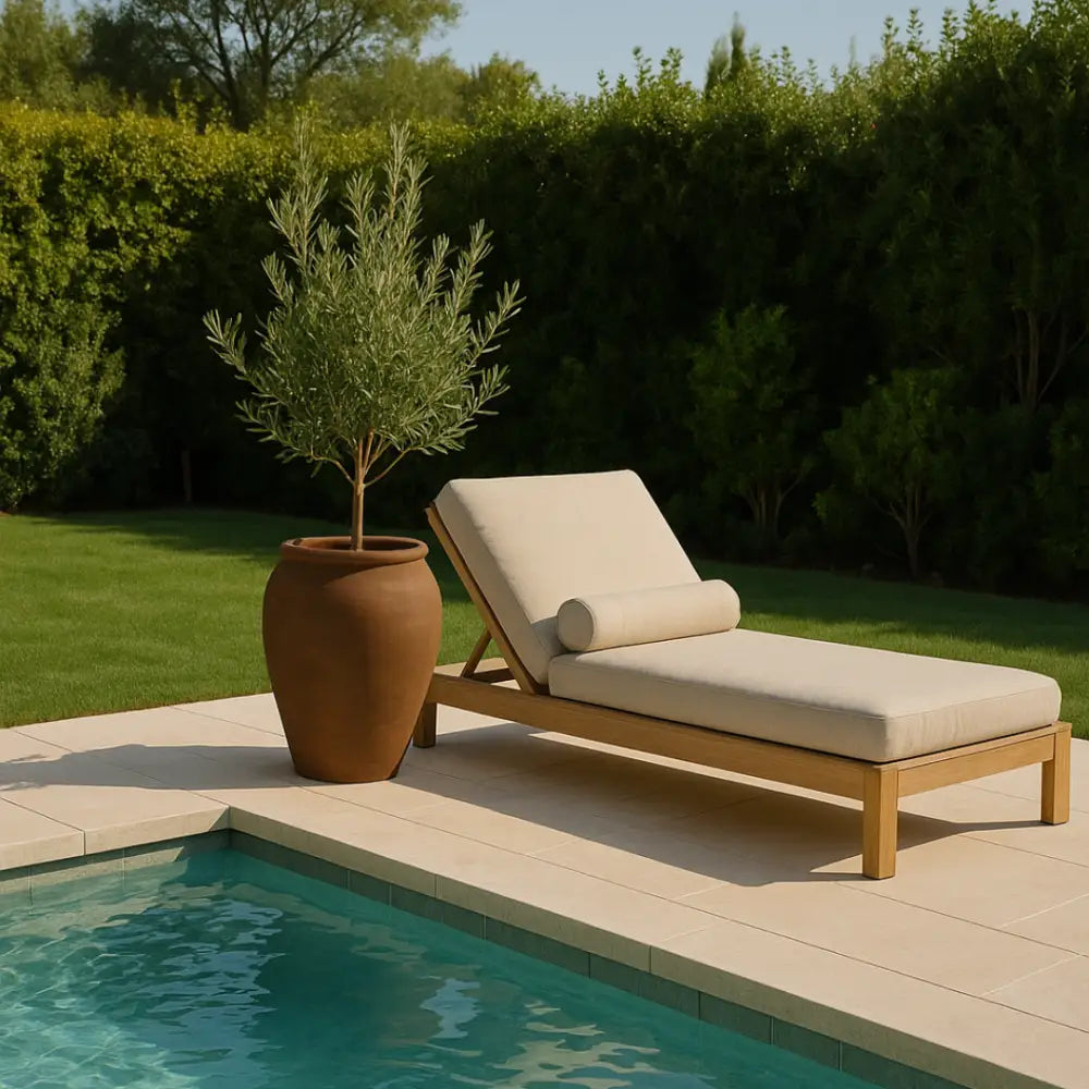 Grand pot de fleur extérieur 100 cm terre cuite