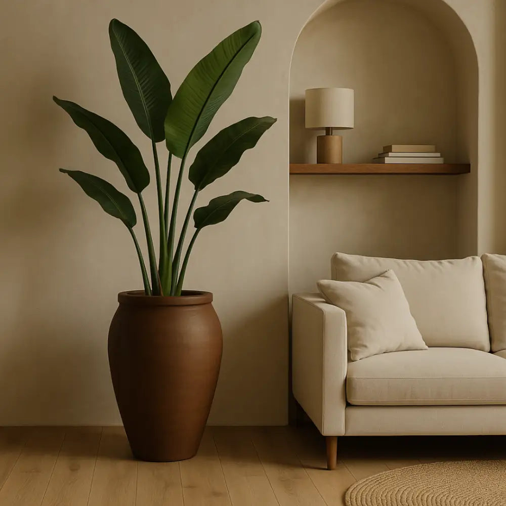 Grand pot de fleur extérieur 100 cm terre cuite