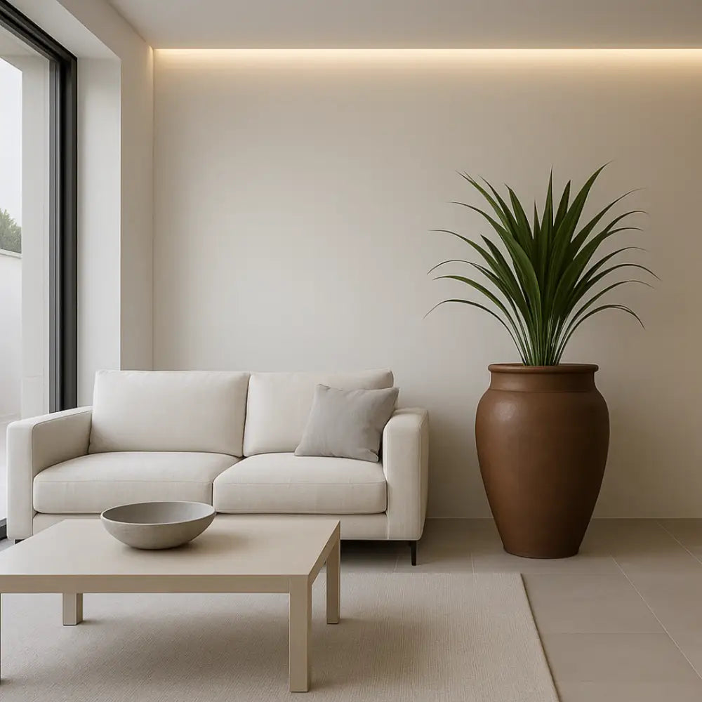 Grand pot de fleur extérieur 100 cm terre cuite