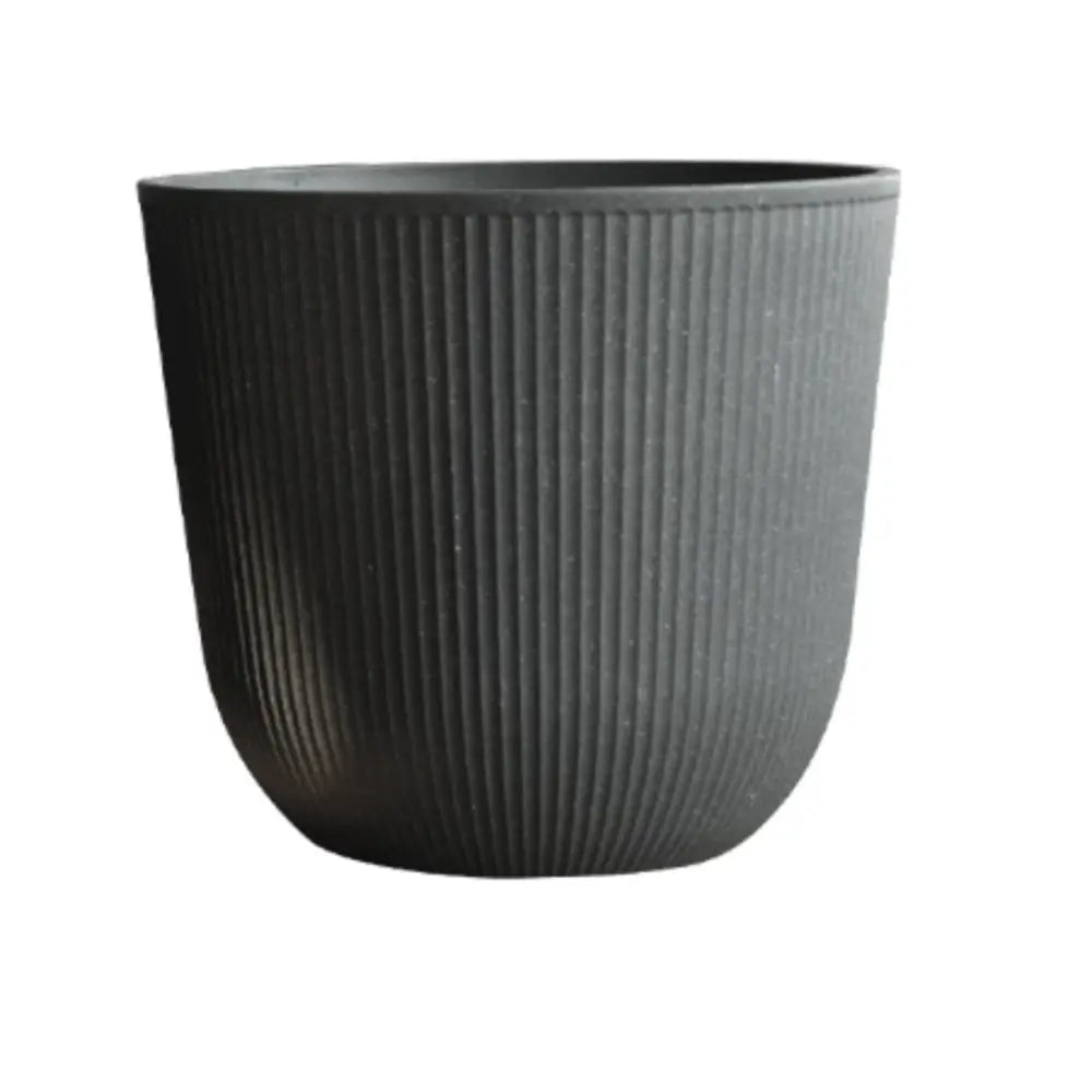 Grand pot de fleur extérieur gris anthracite