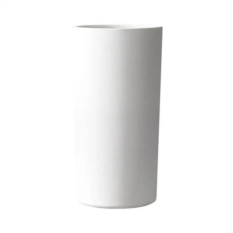 Grand pot de fleur intérieur blanc