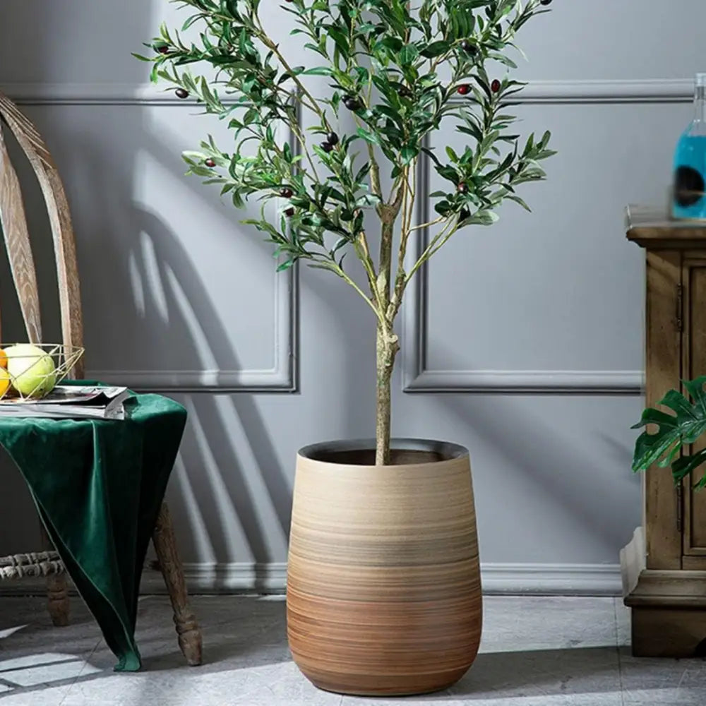 Grand pot de fleur intérieur design - 40 cm