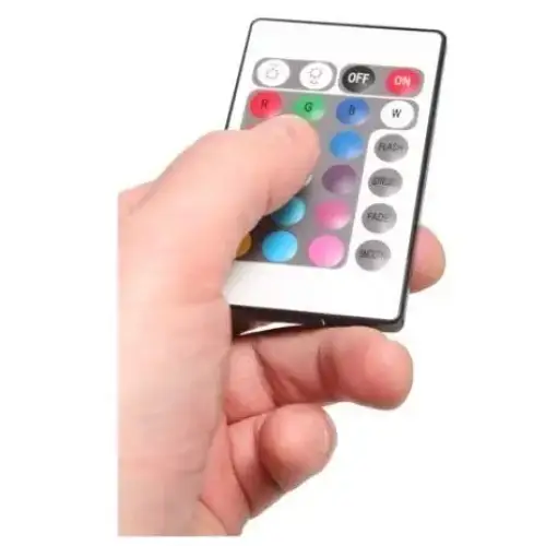 Grand pot de fleur lumineux