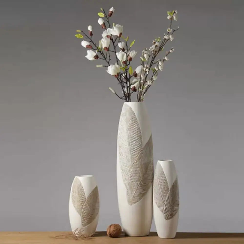 Grand vase blanc