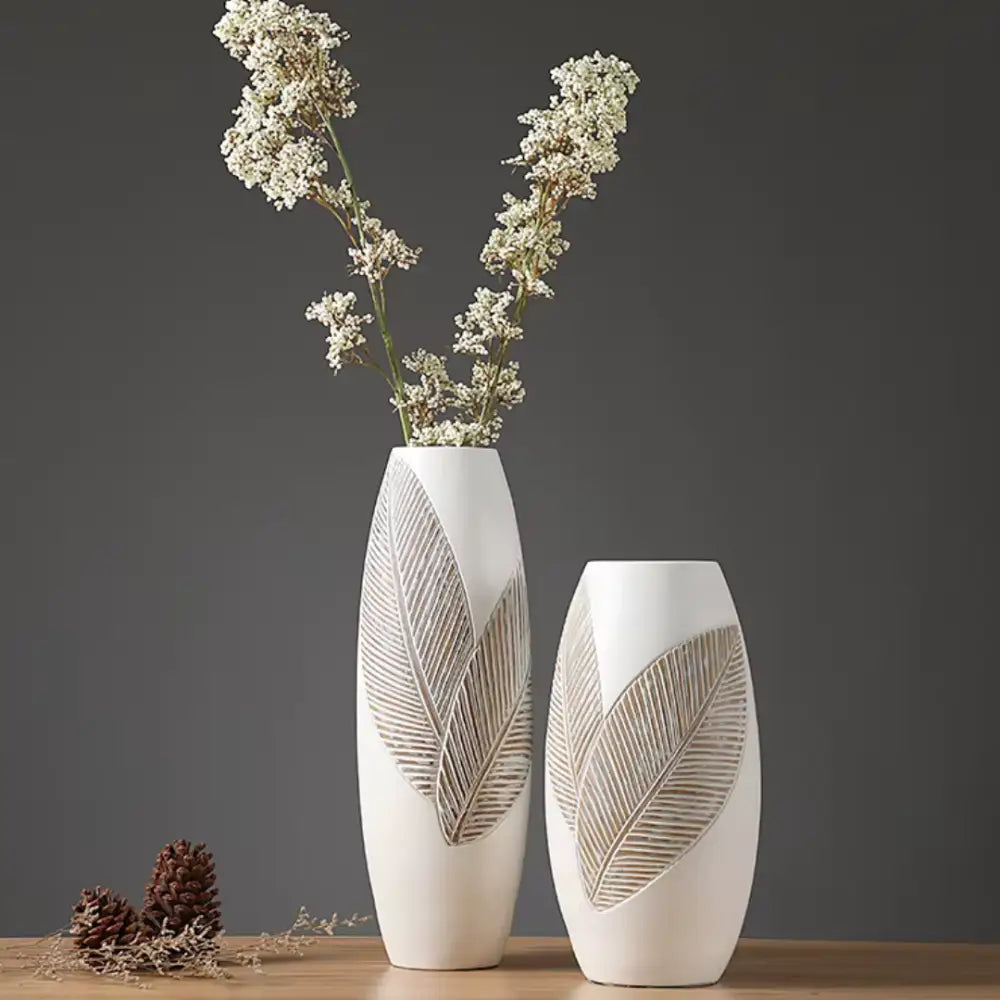 Grand vase blanc