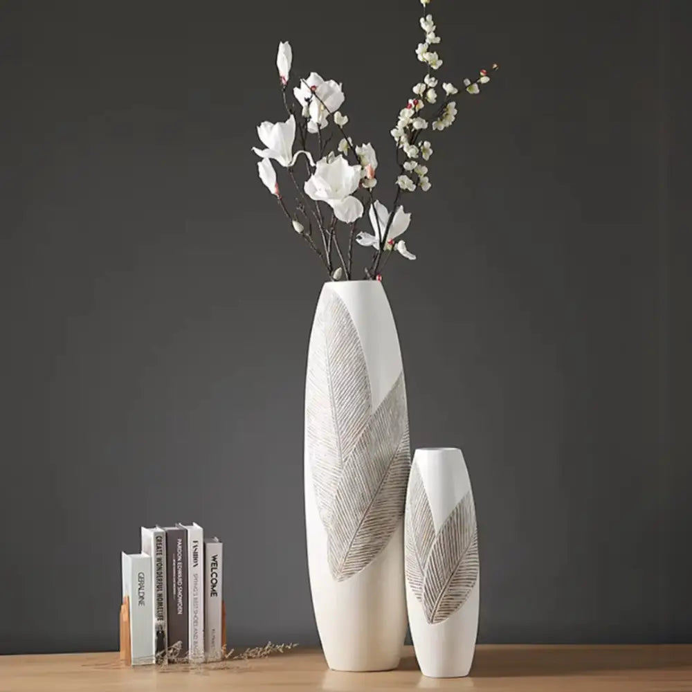 Grand vase blanc