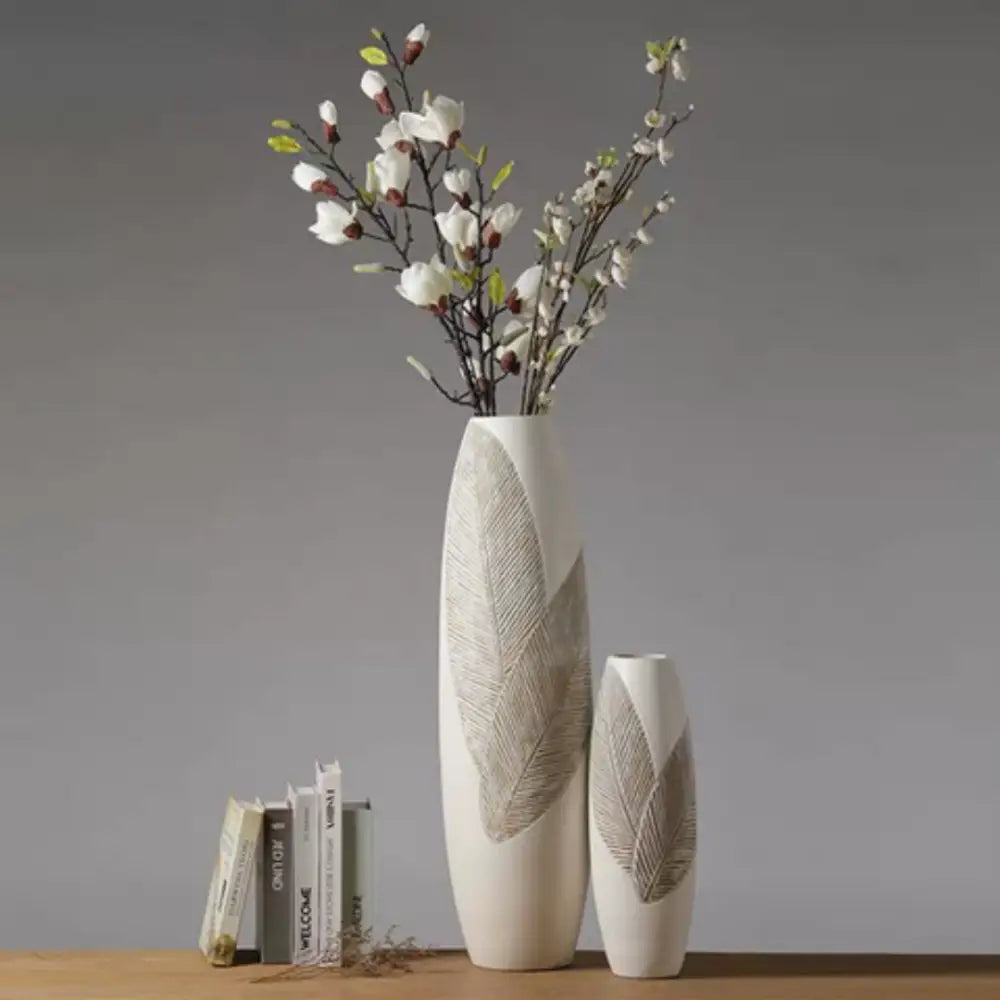 Grand vase blanc