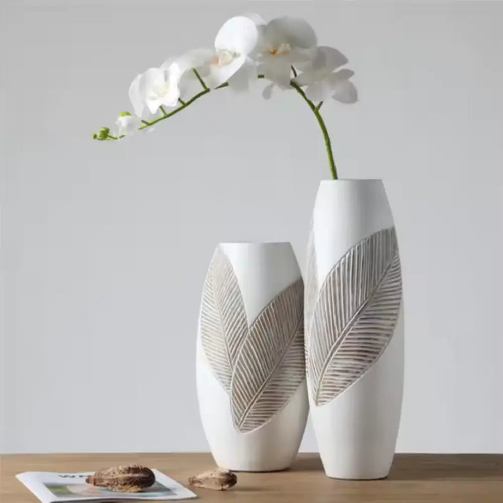 Grand vase blanc