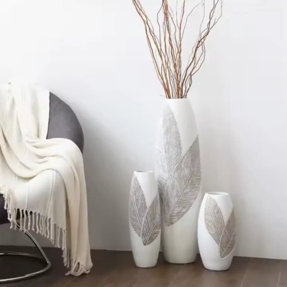 Grand vase blanc