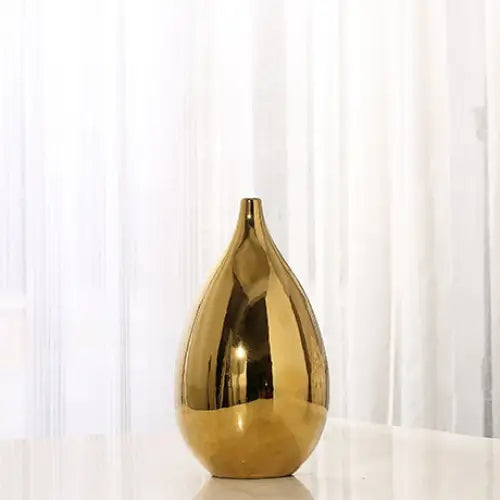 Grand vase doré design
