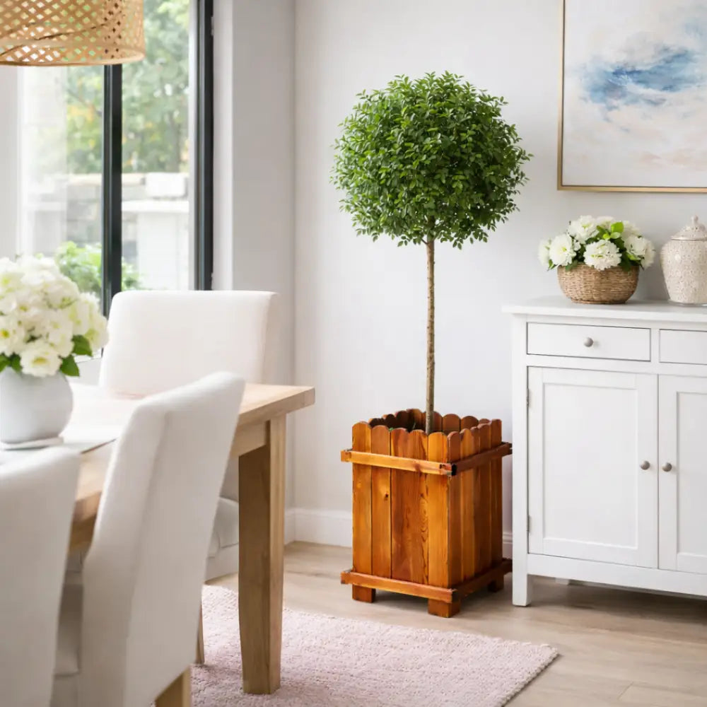 Jardinière d’intérieur en bois