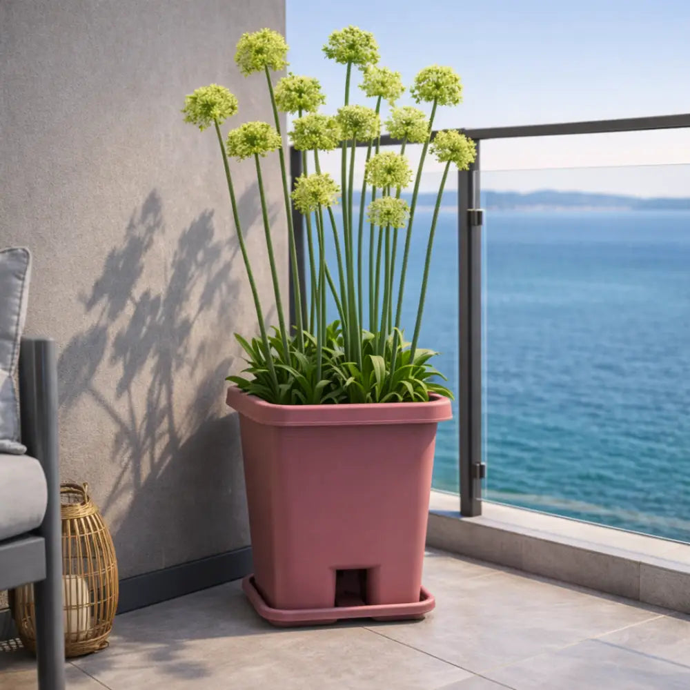 Jardinière en plastique recyclé