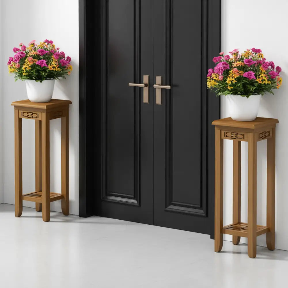 Porte plante bambou vintage