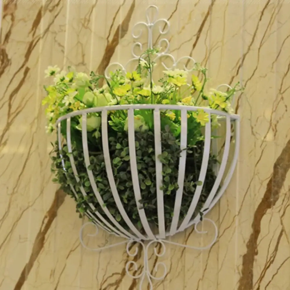 Porte plante mural Blanc