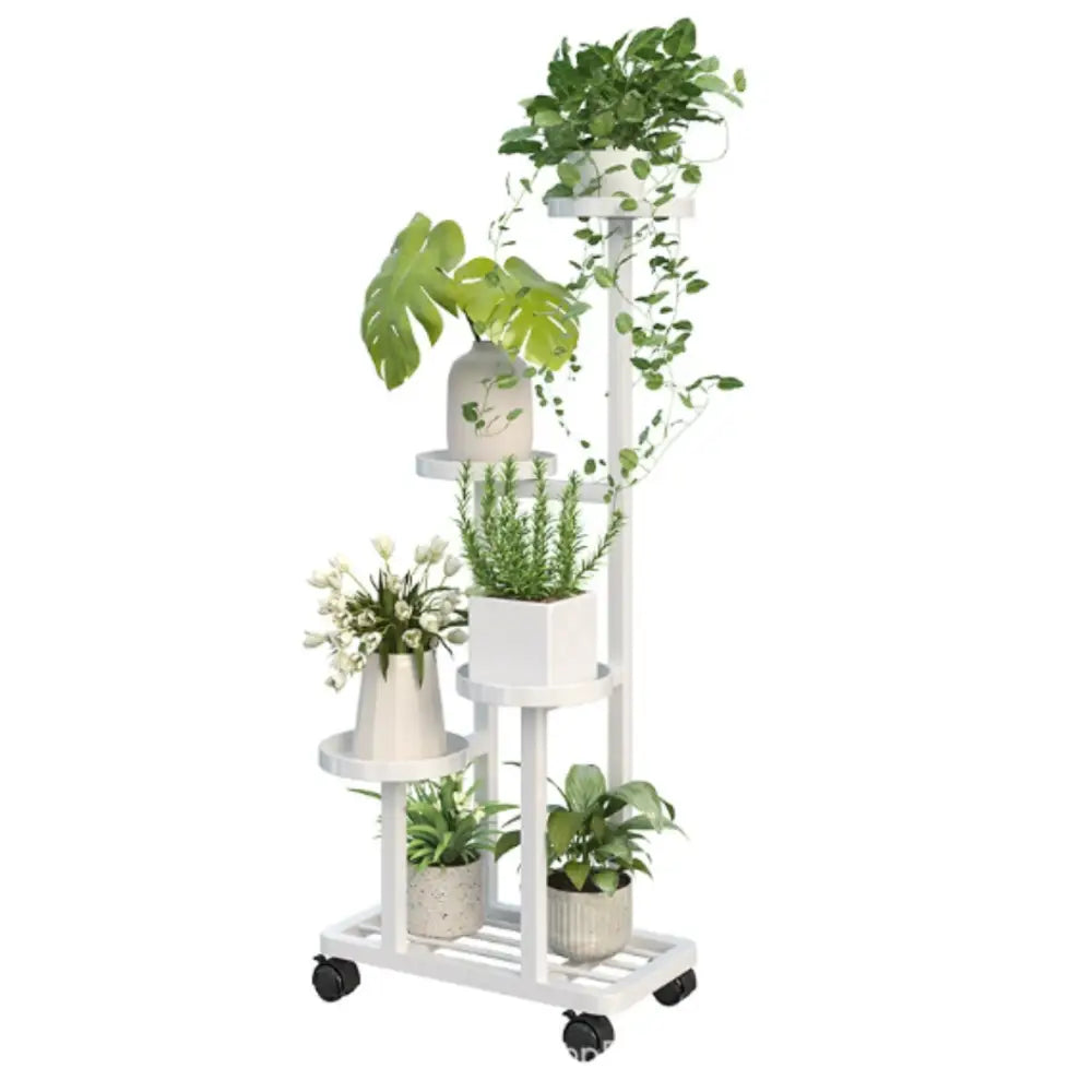 Porte plantes à roulettes