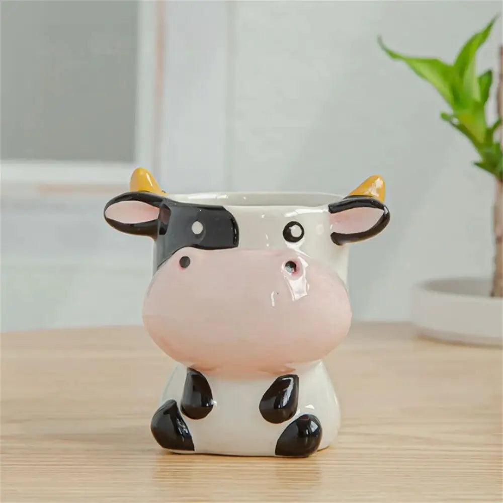 Pot de fleur animaux