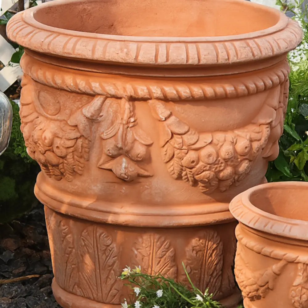 Pot de fleur grande taille terre cuite