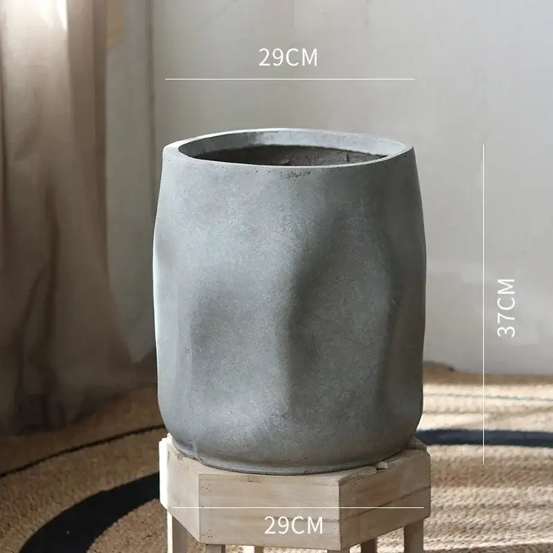 Pot de fleur haut intérieur - Gris / Moyen