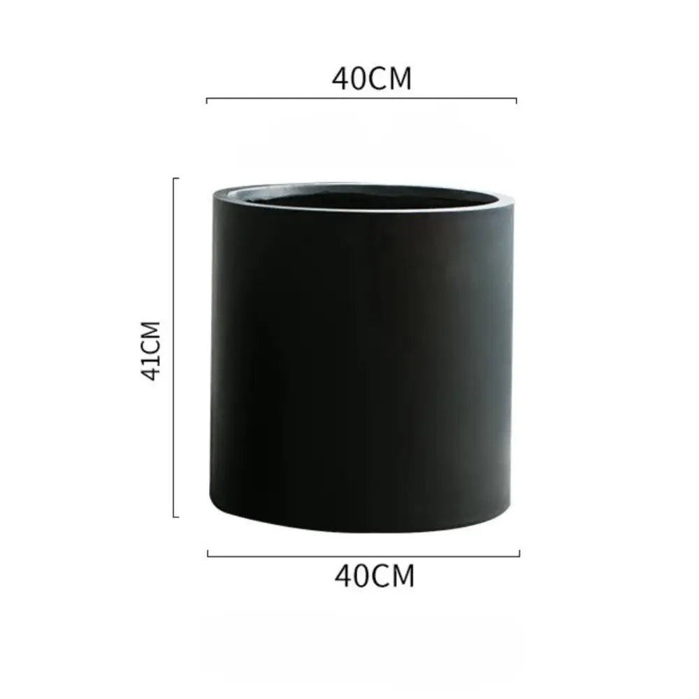 Pot de fleur intérieur diamètre 40 cm - Noir