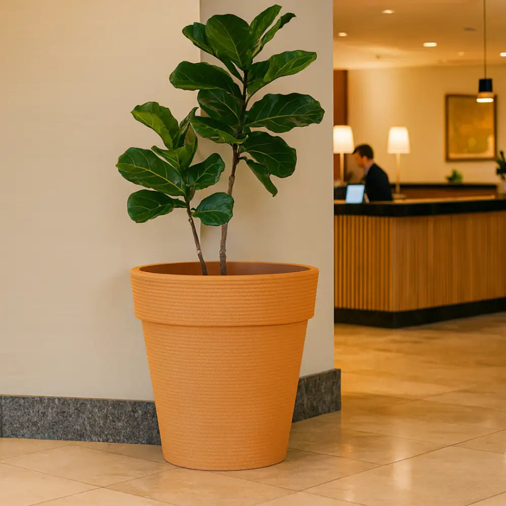 Pot de fleur plastique grand format