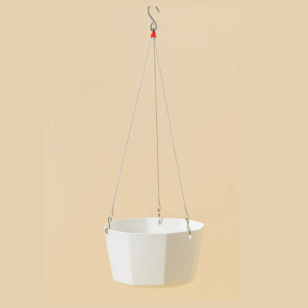 Pot de fleur suspendu couleur - Blanc piano