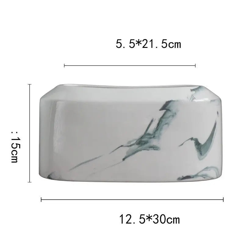 Vase blanc céramique - C