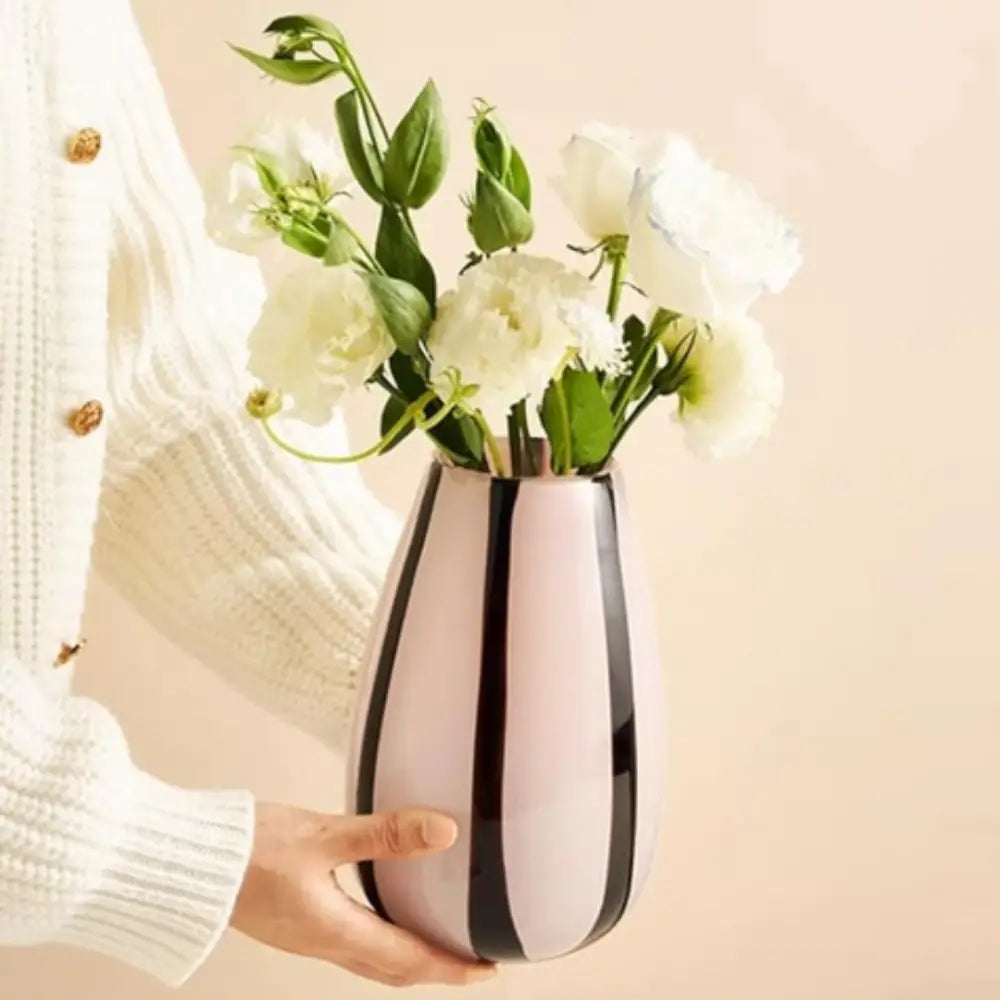 Vase blanc et noir - Petit