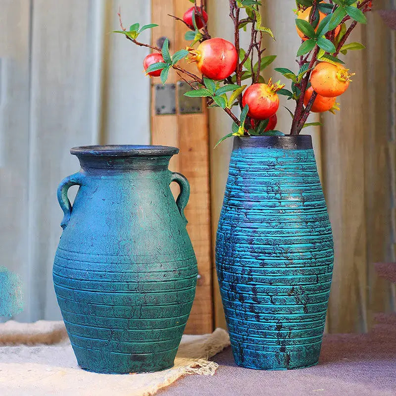 Vase Bleu Canard