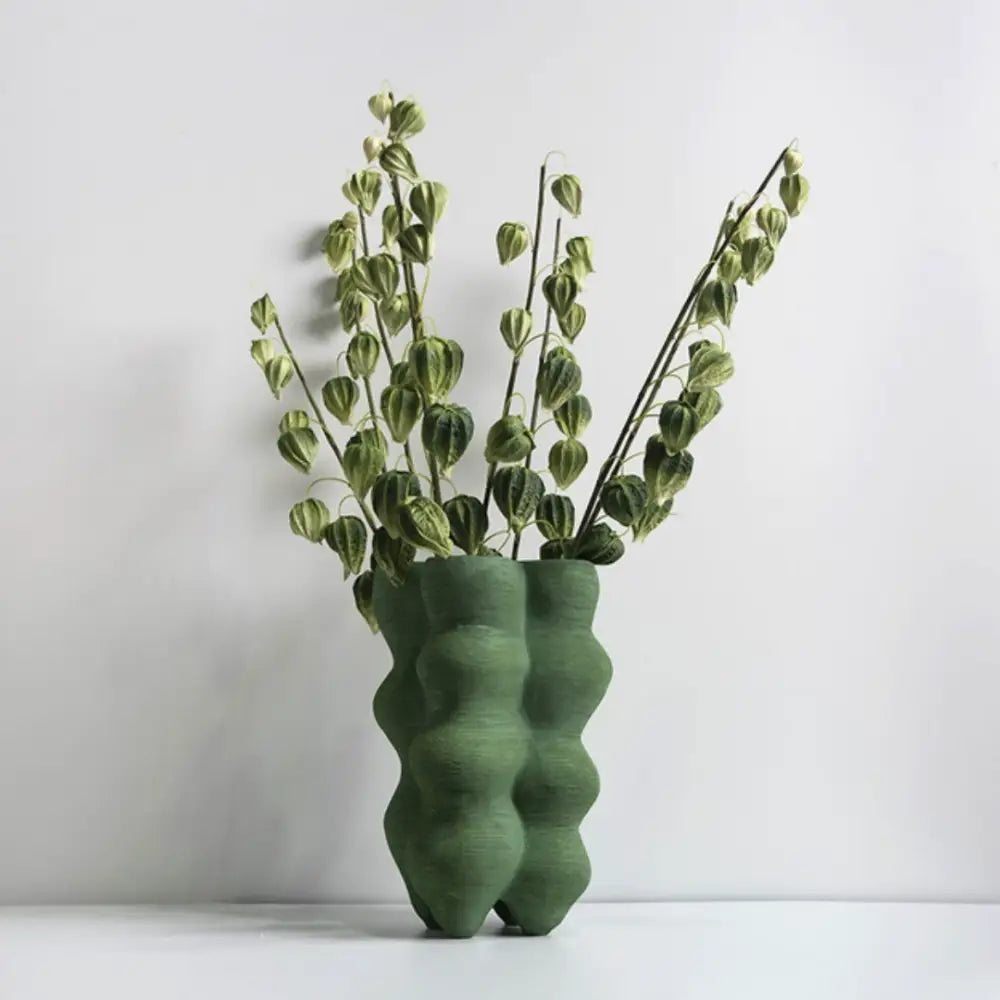 Vase design vert - Grand