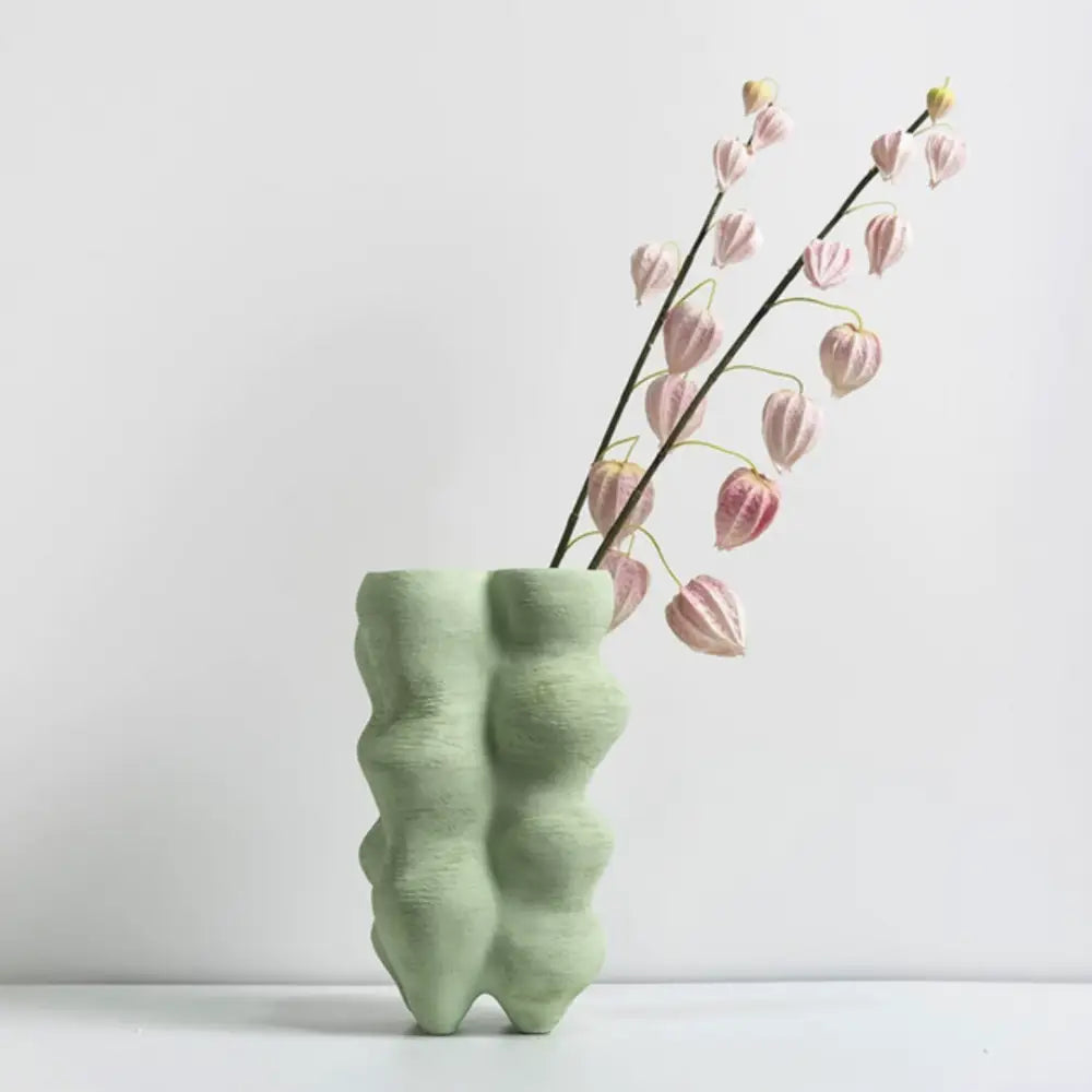 Vase design vert - Petit