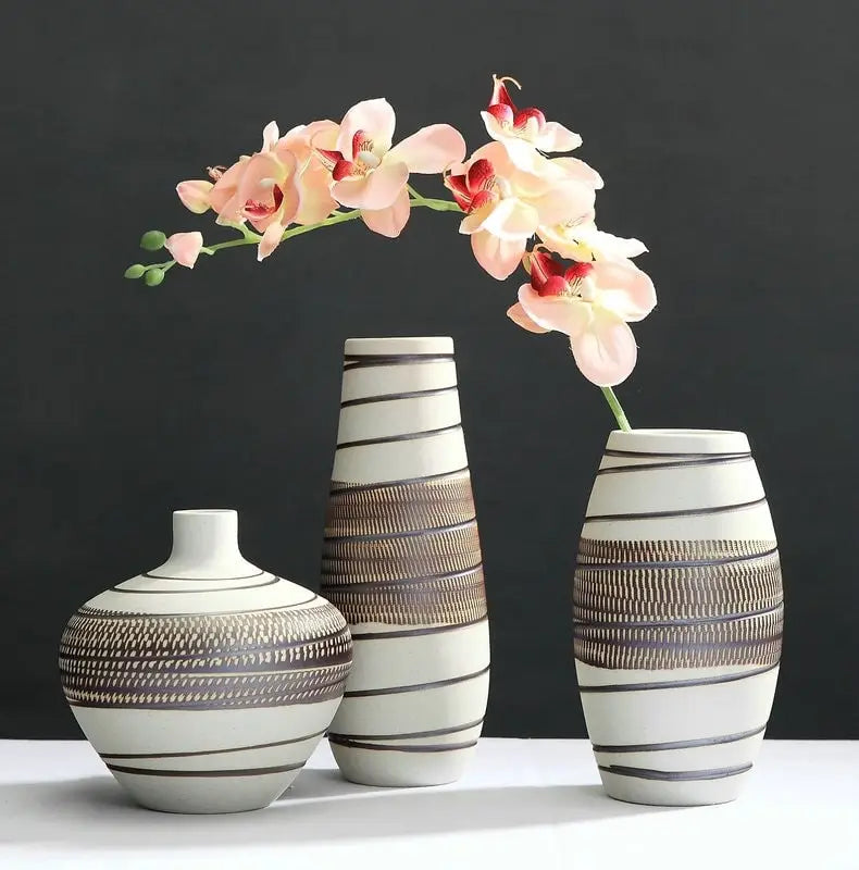 Ensemble de vases en céramique e - 3 vases Marine, vases s de Campagne