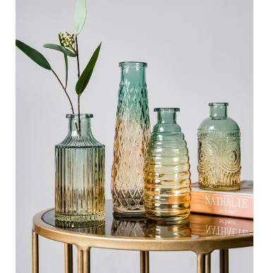 Vase cylindrique verre