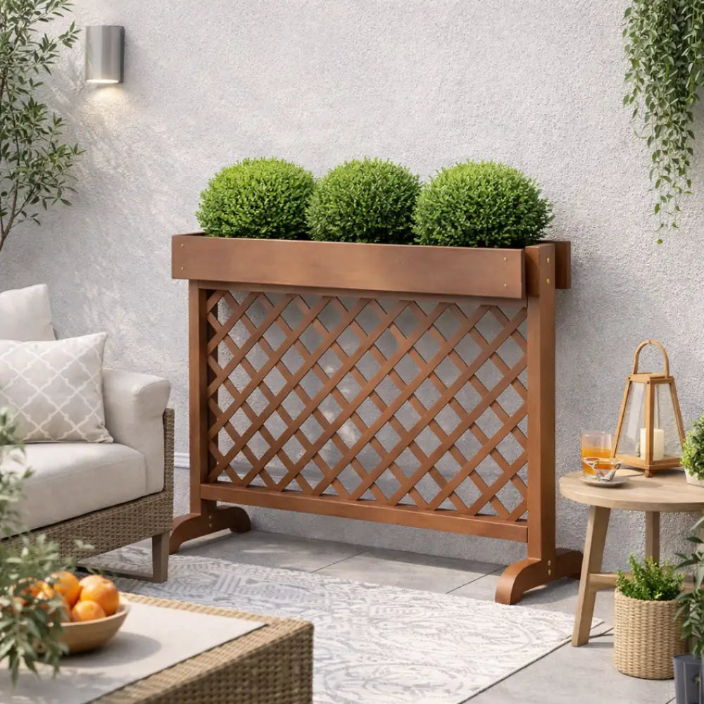 Jardinière haute brise-vue