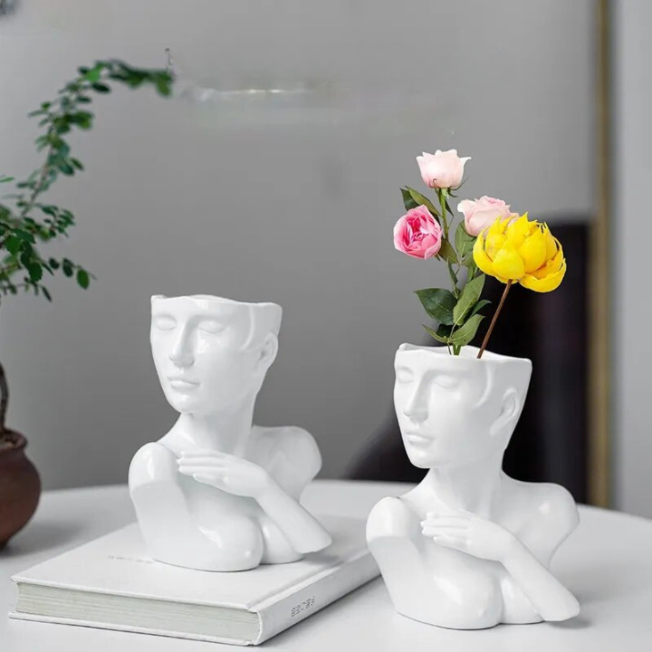 Vase visage femme