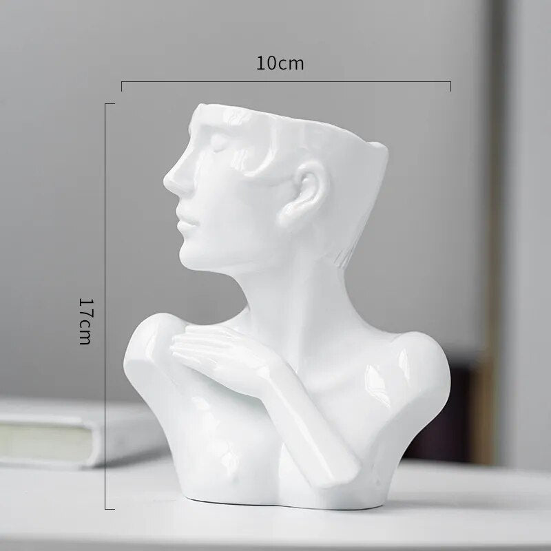 Vase visage femme