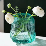Vase vert transparent