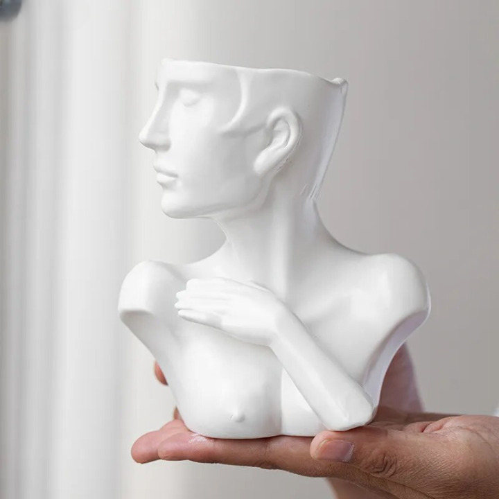 Vase visage femme