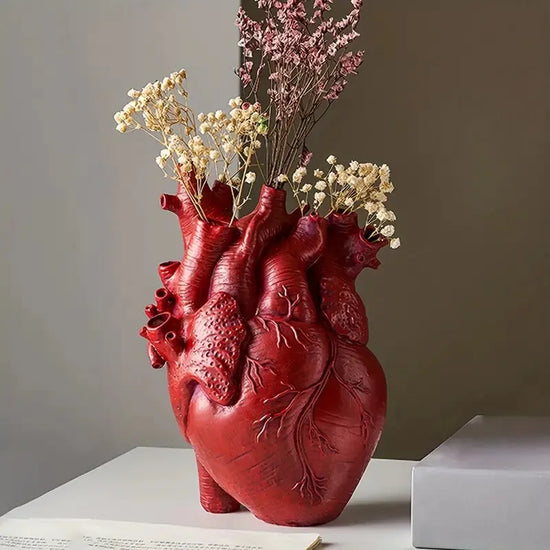 Vase coeur Seletti rouge