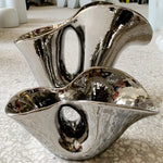 Vase argenté design