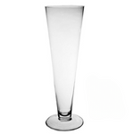 Grand vase transparent 60 cm