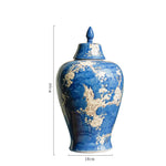 Vase chinois bleu - Vignette | DécoVase