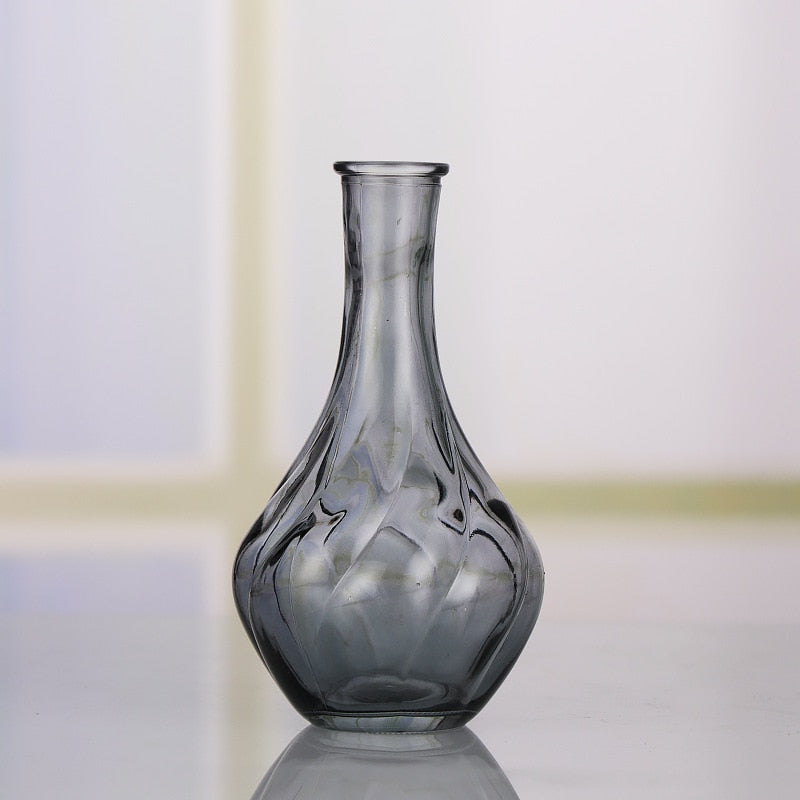 Vase en verre coloré