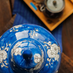 Vase chinois bleu - Vignette | DécoVase